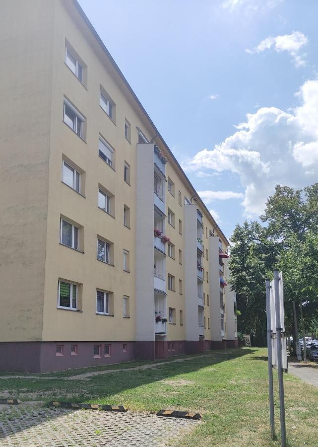 Schöne 2-Zimmer-Parterre Wohnung WF Leipzig Exterior foto