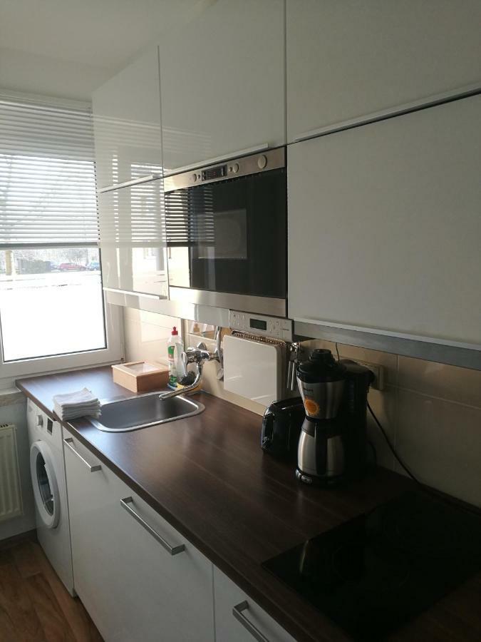 Schöne 2-Zimmer-Parterre Wohnung WF Leipzig Exterior foto